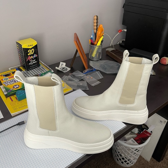 Nila & Nila leather winter boots made in Italy size 39 / US 8.5 - Picture 3 of 4